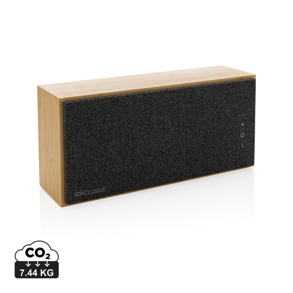 Logo trade promotional gifts picture of: Wynn 20W bamboo wireless speaker
