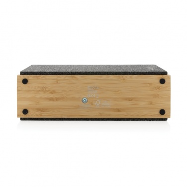 Logo trade advertising product photo of: Wynn 20W bamboo wireless speaker