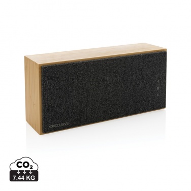 Logo trade promotional merchandise photo of: Wynn 20W bamboo wireless speaker