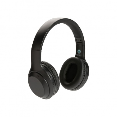 Logo trade promotional merchandise image of: RCS standard recycled plastic headphone