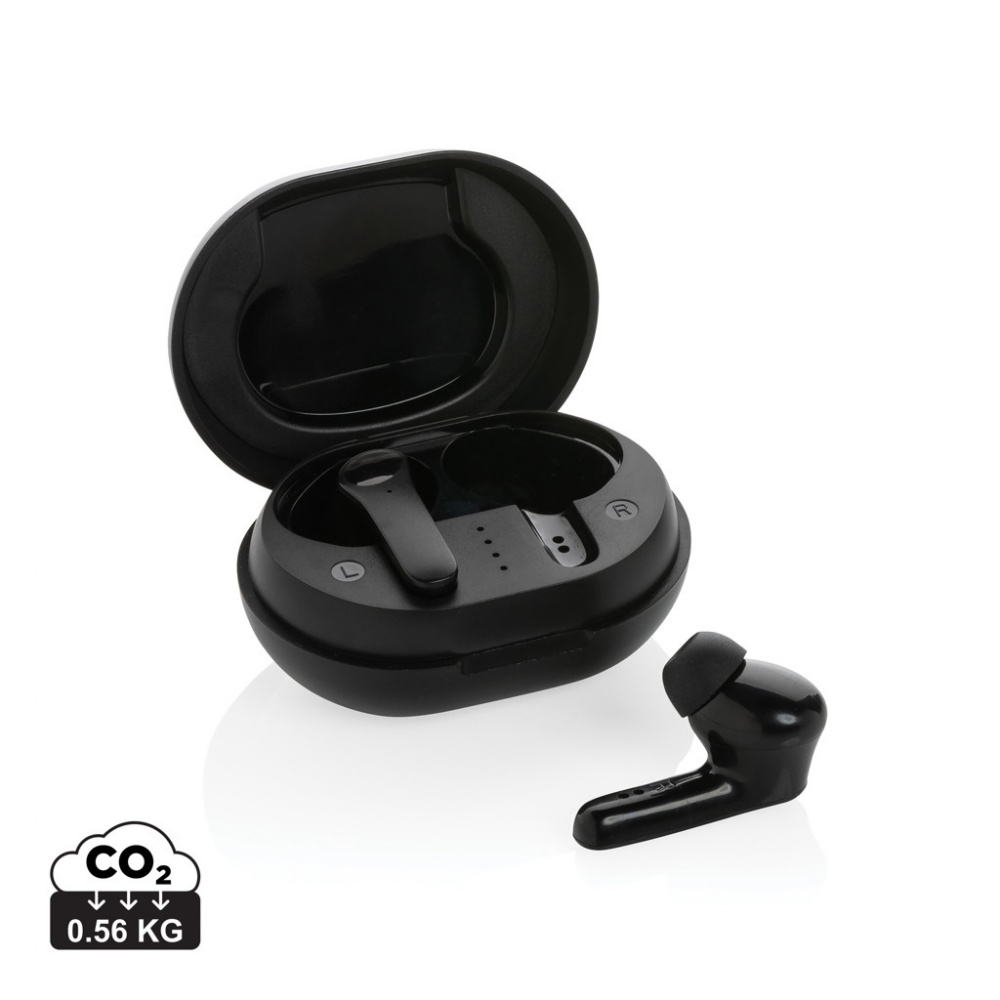 Logotrade promotional gifts photo of: RCS standard recycled plastic TWS earbuds