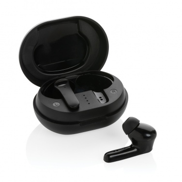 Logo trade corporate gift photo of: RCS standard recycled plastic TWS earbuds