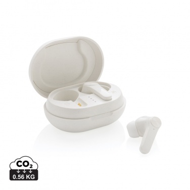 Logo trade promotional products picture of: RCS standard recycled plastic TWS earbuds