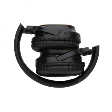 Logotrade corporate gifts photo of: RCS and bamboo Elite Foldable wireless headphone