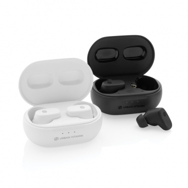 Logotrade promotional giveaway image of: Urban Vitamin Gilroy hybrid ANC and ENC earbuds