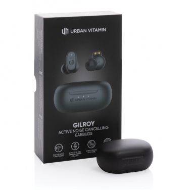 Logo trade promotional giveaways picture of: Urban Vitamin Gilroy hybrid ANC and ENC earbuds