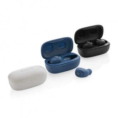 Logo trade promotional gifts picture of: Urban Vitamin Palm Springs RCS rplastic ENC earbuds