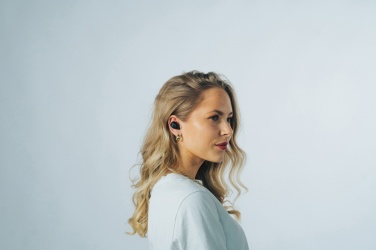 Logo trade advertising products image of: Urban Vitamin Palm Springs RCS rplastic ENC earbuds