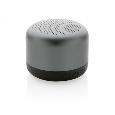 Logo trade promotional merchandise image of: Terra RCS recycled aluminium 5W wireless speaker