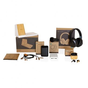 Logotrade promotional giveaways photo of: Terra RCS recycled aluminium wireless headphone