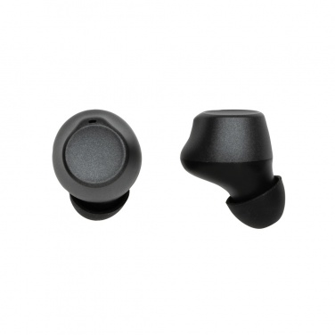 Logo trade promotional items image of: Terra RCS recycled aluminium wireless earbuds