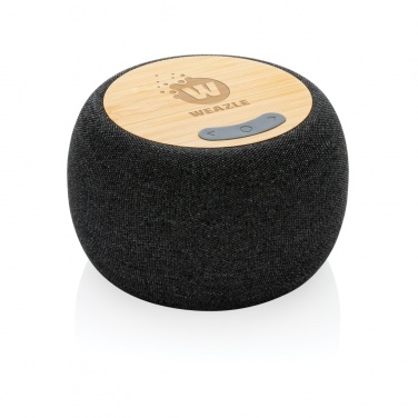Logotrade advertising products photo of: RCS Rplastic/PET and bamboo 5W speaker