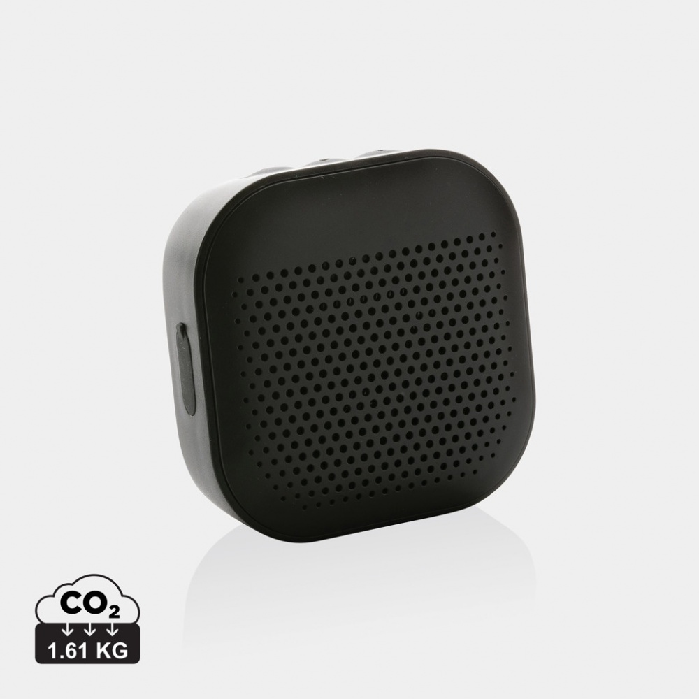 Logo trade promotional merchandise image of: RCS recycled plastic Soundbox 3W speaker