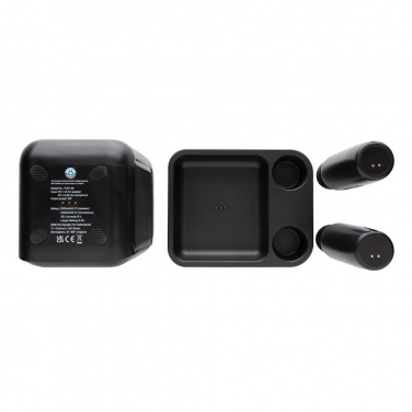 Logotrade promotional giveaways photo of: Singvibe RCS recycled plastic karaoke set with double mic