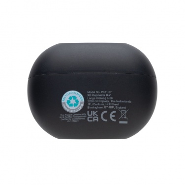 Logo trade promotional merchandise photo of: Prolink RCS recycled plastic hybrid ANC/ENC earbud