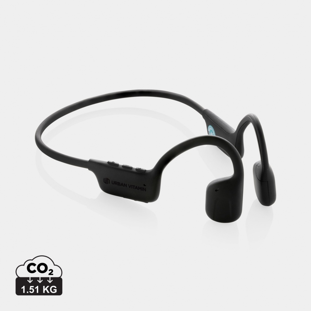 Logo trade promotional items picture of: Urban Vitamin Glendale RCS rplastic air conductive headphone