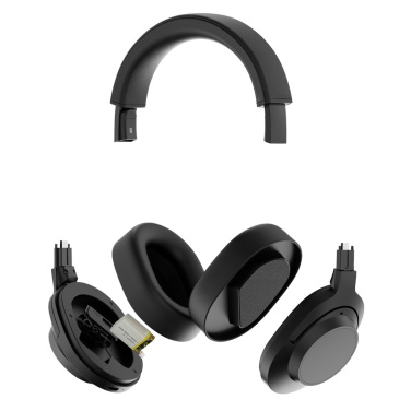 Logo trade promotional gift photo of: Irvine RCS recycled and repairable ANC wireless headphone