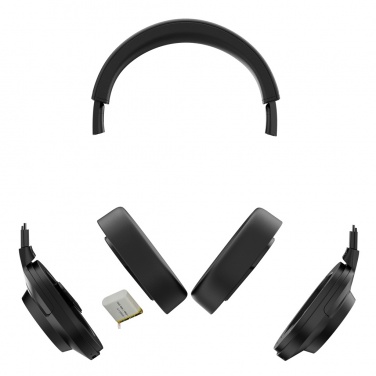 Logotrade promotional merchandise photo of: Irvine RCS recycled and repairable ANC wireless headphone