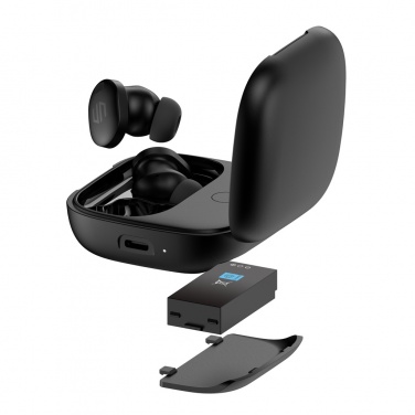 Logotrade promotional product image of: Lakewood RCS recycled and repairable wireless earbuds