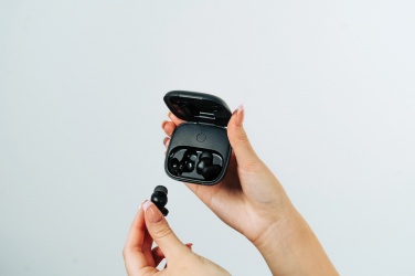 Logotrade corporate gift image of: Lakewood RCS recycled and repairable wireless earbuds