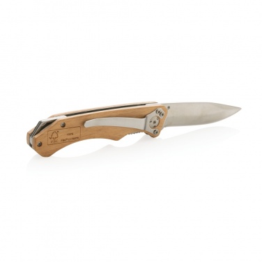 Logotrade promotional item image of: Wooden outdoor knife