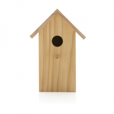 Logo trade promotional item photo of: Wooden birdhouse