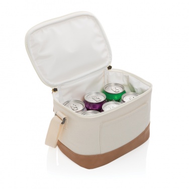 Logo trade business gift photo of: Impact AWARE™ 16 oz. rcanvas six can cooler bag