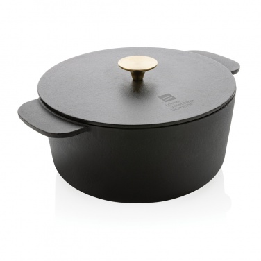 Logo trade business gifts image of: Ukiyo cast iron pan large