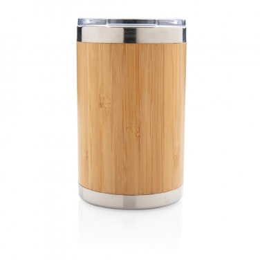 Logo trade promotional products image of: Bamboo coffee to go tumbler