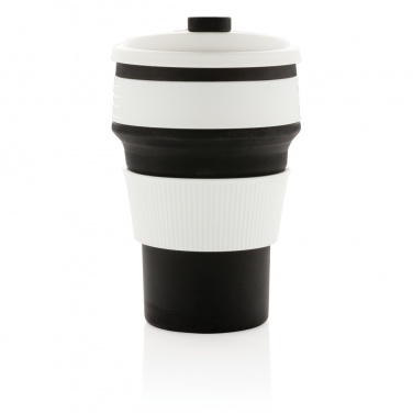 Logo trade promotional merchandise picture of: Foldable silicone cup