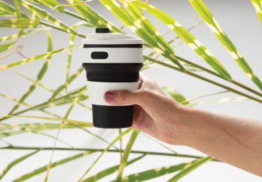 Logo trade promotional item photo of: Foldable silicone cup