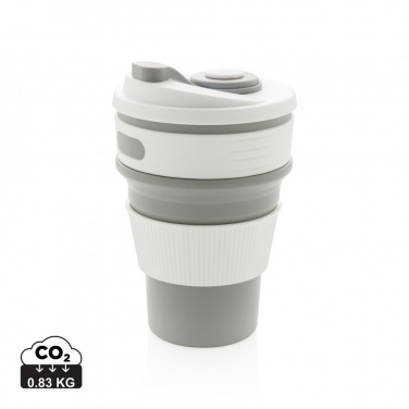 Logo trade promotional merchandise image of: Foldable silicone cup