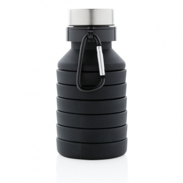 Logotrade promotional gift image of: Leakproof collapsible silicone bottle with lid