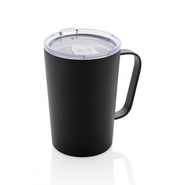 Logo trade advertising product photo of: RCS Recycled stainless steel modern vacuum mug with lid