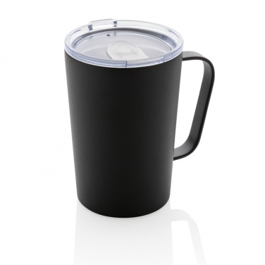 Logo trade promotional items image of: RCS Recycled stainless steel modern vacuum mug with lid