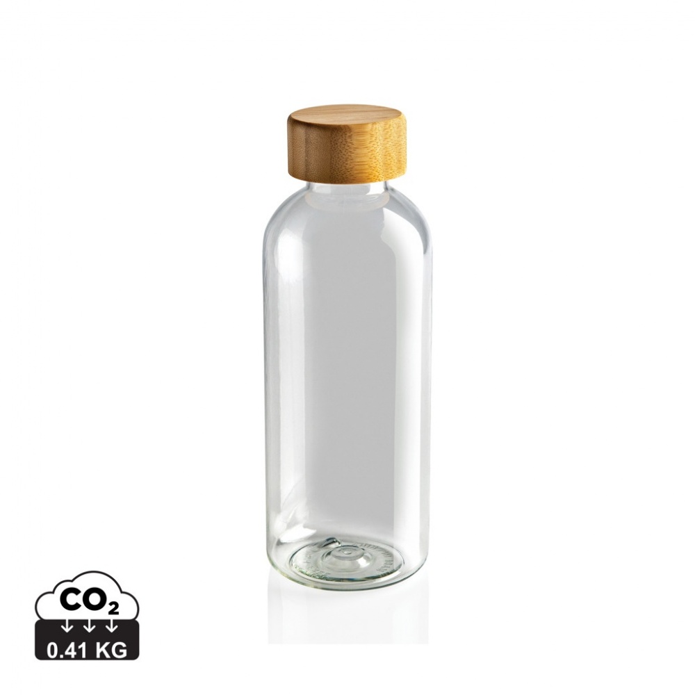 Logo trade promotional products picture of: RCS RPET bottle with bamboo lid