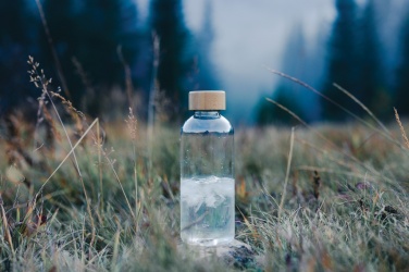Logotrade promotional giveaway image of: RCS RPET bottle with bamboo lid