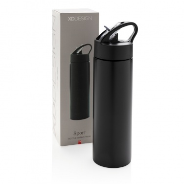 Logotrade promotional merchandise image of: Sport bottle with straw