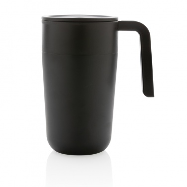 Logo trade promotional giveaway photo of: GRS Recycled PP and SS mug with handle