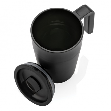 Logotrade promotional product picture of: GRS Recycled PP and SS mug with handle