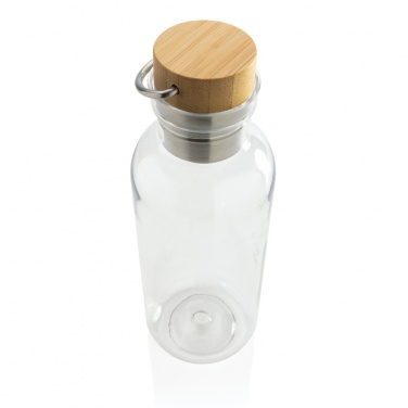 Logo trade promotional giveaway photo of: RCS RPET bottle with bamboo lid and handle