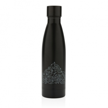 Logo trade promotional giveaways image of: RCS Recycled stainless steel solid vacuum bottle