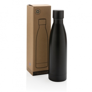 Logo trade promotional gifts picture of: RCS Recycled stainless steel solid vacuum bottle