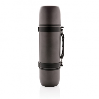 Logo trade promotional products image of: Vacuum flask with 2 cups