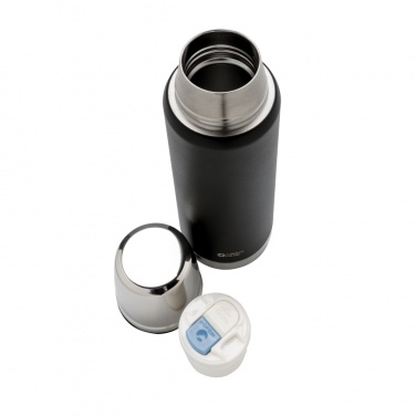 Logo trade business gifts image of: Swiss Peak Elite 1L copper vacuum flask