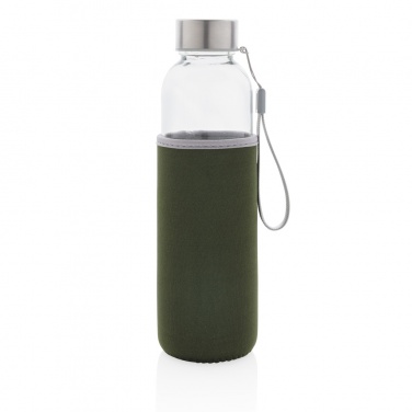 Logo trade advertising products picture of: Glass bottle with neoprene sleeve