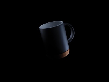 Logo trade business gifts image of: Ceramic mug with cork base 280ml