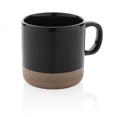 Logo trade promotional items image of: Glazed ceramic mug 360ml