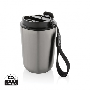 Logotrade promotional merchandise photo of: Cuppa RCS re-steel vacuum tumbler with lanyard