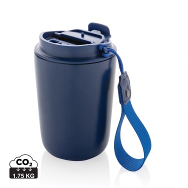 Logo trade business gift photo of: Cuppa RCS re-steel vacuum tumbler with lanyard